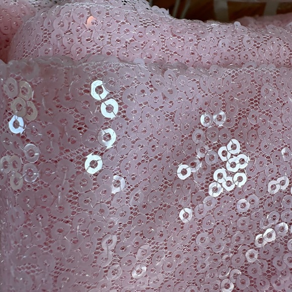 B-COOL Pink Tablecloth Sequin Table Overlays Elegance Wedding Decoration. . . - Picture 1 of 8